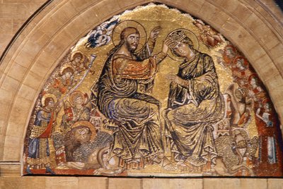 The Coronation of the Virgin by Gaddo di Zanobi Gaddi
